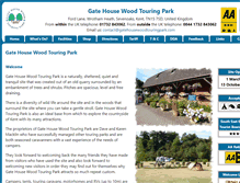 Tablet Screenshot of gatehousewoodtouringpark.com